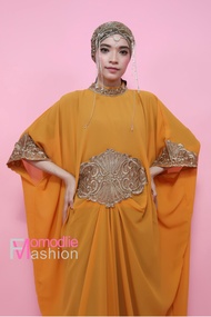 kaftan mewah elegan 2022 tiktok, kaftan ceruty wanita, kaftan elegan simple untuk remaja, kaftan kon