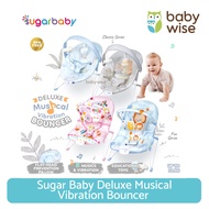 Sugar Baby deluxe Musical Vibration Bouncer - Baby Bouncer | Baby Chair