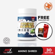 MMX AMINO SHRED,CUTTING,RIPPED,BAKAR LEMAK,FAST RECOVERY,MUSCLE GROWTH,MUSCLE RECOVERY,ENERGY,ENDURA