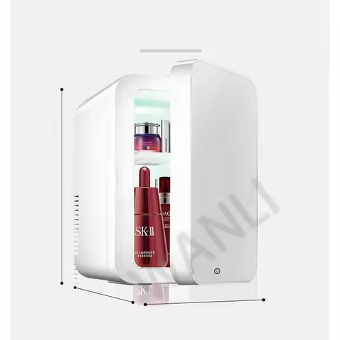 Household 220v PD-8 Mini Fridge Frigobar 8LPortable Refrigerator For Cosmetics Small Fridge Skincare