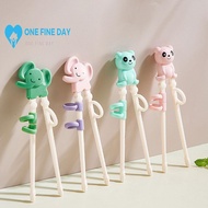 Children's Practice Chopsticks Baby Learning Practice Chopsticks Tableware Infant D7u6