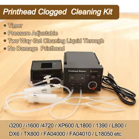 DTF UV Ink Printerhead Clean Machine DX6 i3200 XP600 TX800 i1600 5113 L120 FA04000 FA04010 For Epson