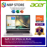 Acer Swift 3 GO SFG14-41-R1JU 14'' FHD Laptop Prodigy Pink ( Ryzen 5 7530U, 8GB, 512GB SSD, ATI, W11, HS )