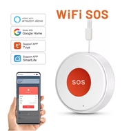 Tuya WiFi Smart SOS Call Button Wireless Caregiver Pager Phone Alert Transmitter Emergency Call Butt