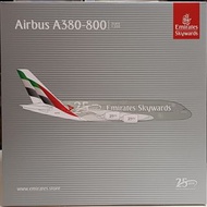 GeminiJets 1:200,飛機模型,Emirates 阿聯酋航空 25周年 A380,G2UAE1494