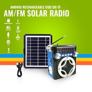 crownstar KUKU AM-079BTS Rechargeable Solar AM/FM Radio with USB/SD/TF/Bluetooth/Free Solar Panel