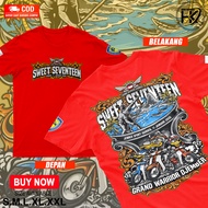 Kaos Sweet Seventeen Grand Warrior Djember Sablon DTF Jossss Tshirt Sweet Seventeen Grand Warrior Dj