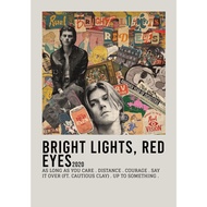 【READY STOCK】Poster Cover Album Bright Lights, Red Eyes by ​Ruel famous singer for room/wall/gift