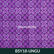 KAIN BATIK SERAGAM SEKOLAH SD SMP SMA BAHAN BSY SANWOS BSY18 WARNA UNGU/BIRU