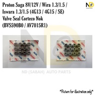PROTON SAGA 8V/12V / WIRA 1.3/1.5 / ISAWARA 1.3/1.5 (4G13 / 4G15 / SE) VALVE SEAL CORTECO NOK (BVS59