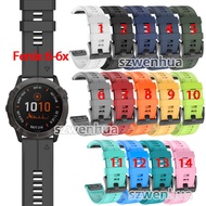 QuickFit Silicone Strap Watch Bands For Garmin Fenix 6 6x Pro