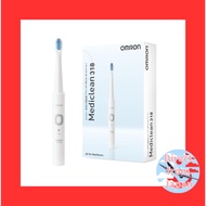 Omron Electric Toothbrush HT-B318-W, approx. 46 g, includes 2 replacement brush heads, sonic, rechar