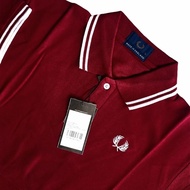 Fre*d P*rry premium quality Men's Collared Shirt Embroidered Logo/ Polo Shirt Polo T Shirt Men