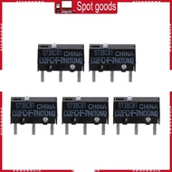XI 5Pcs Original Mouse Micro Switch Micro Button White Dot D2FC-F-7N Switches 10Million D2FC-F-7N
