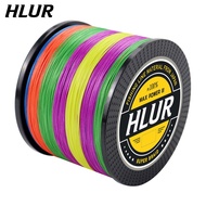 HLUR 1,000m PE Fishing Line Wear-Resistant Anti-Bite Fishing Line 9 Braided Fishing Main Line Sea Fi