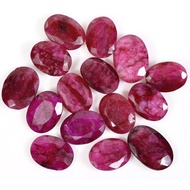 27.0 Carats 3pcs Lot NATURAL Red BERYL (BIXBITE) 15-19mm Oval Loose Utah, USA