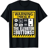 Funny Elevator Button Elevator Lover T-Shirt