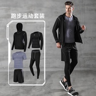 running tights men tight pant man seluar tight lelaki Sports Suit Men Casual Men's Fitness Wear Skin