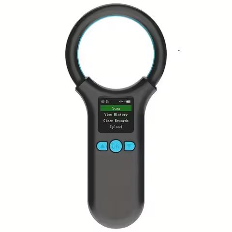 134.2khz RFID Microchip Scanner Reader FDX-B ID64 format ISO11784/11785