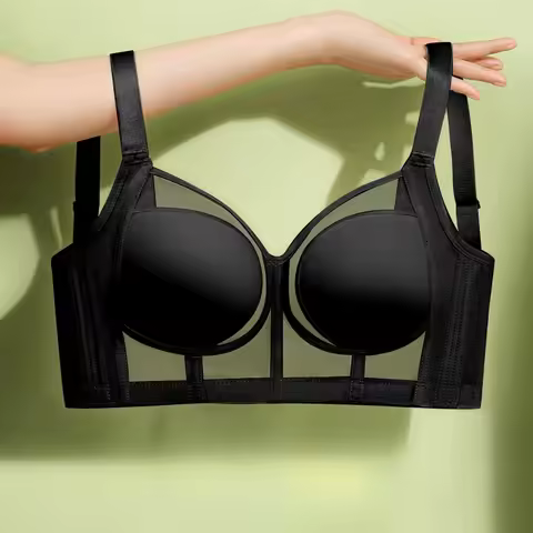 Ultra-Thin Adjustable Comfortable Smooth Bra No Steel Ring Fixed Cup Bras Large Size Anti-Sagging Un