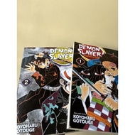 Demon Slayer Comic 1 | Demon Slayer Comic 2 Original copy | Combo 2 books (LIKE NEW)