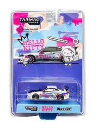 全新 未開封 Tarmac Works Scale 1:64 1/64 比例 日產 飛雞 VERTEX Nissan Silvia S15 Hello Kitty Drift Car