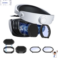 CAIMAKEU ป้องกันรอยขีดข่วน ตัวป้องกันเลนส์ VR สากลสากลสากล ทนทานต่อการใช้งาน ฝาครอบเลนส์ VR แว่นตา VR สำหรับแว่นตา ป้องกัน-ฝุ่น ฝาครอบกันฝุ่น สำหรับ PS VR/Playstation VR2 PS VR,