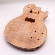 LP LP Body Tiger Pattern Edge Body DIY Guitar Modified Body Old Wood LP Electric Guitar Professional