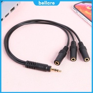 ✿24H✿ 3.5mm 1/8inch TRRS Stereo Plug Male to 3x1/8inch 3.5mm Stereo Jack Female Cable