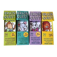 Brain Quest English Activity Books For Kids BQ สำหรับวัย 2 - 6 ปี สื่อการสอนที่รวมคำถามและเกมมากมาย