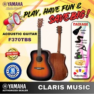 YAMAHA F370TBS ACOUSTIC FOLK GUITAR-NEW UNIT (F370TBS)-PACKAGE