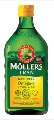 Møllers Omega-3 Tran นอร์เวย์ Mollers น้ำมันตับปลาคอด ผู้ใหญ่ หญิงตั้งครรภ์ เด็ก ทานใด้ น้ำมันปลาทะเ