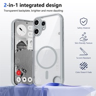 For CMF Phone 2 Pro 5G Transparent Frosted Skin-friendly with Magnetic Ring Case For Nothing CMF Pho
