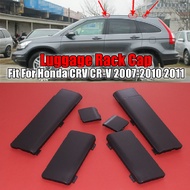 JEAZEA Black Car Roof Luggage Rack Cap Delete Remove Cover Front Rear Accessories Fit For Honda CRV 