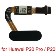 เครื่องสแกนลายนิ้วมือสำหรับHuawei P20 Pro Huawei P20 Touch Sensorปุ่มHome IDสุทธิFlex Cable Ribbon Replacement Parts