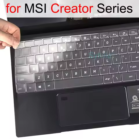 Keyboard Cover for MSI Creator 15 16 17 CreatorPro M15 A16 M16 AI M17 Z16 Z16P Z17 15M 17M P65 P75 S