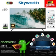 Skyworth 50" Premium 4K UHD Android 10.0 YouTube Netflix TV With Google Assistant Android TV 50SUC6500
