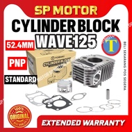 WAVE125 CYLINDER BLOCK SET ASSY STANDARD 52.4MM BLOCK TOBAKI WAVE125 PISTON RING PIN GAKSET BLOK STD