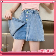 [Summer Thin Style] Girls Denim Shorts 2025 Summer Thin Style Pants Outer Wear Western Style Summer 