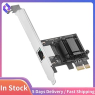 5G PCIe Network Adapter, RTL8126 5G/2.5G/1G/100Mbps Ethernet Card RJ45 LAN Controller