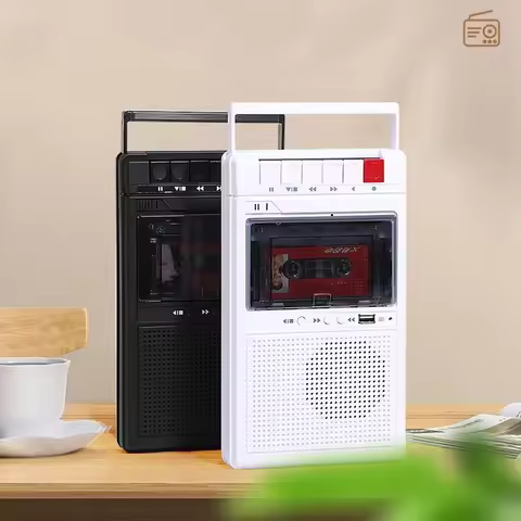 Portable Bluetooth Speakers USB Cassette MP3 Player Tape Recorder Music Player Cassette to MP3 Conve