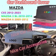 Mazda Car dashboard cover high quality Suede Color CX5 CX-5 Mazda 3 Mazda 6 Accessories Automotive