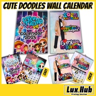 Calendar 2025 Malaysia | Kalendar 2025 with School Holiday | Kalendar Kuda 2025 | Wall 3D Aesthetic 