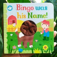 Bingo WAS HIS NAME Book Finger Puppet Boardbook Cute Dog Finger Puppets