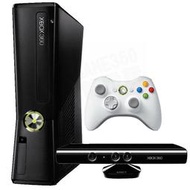 【二手主機】XBOX360 SLIM 黑色 320G 主機 白色手把 同捆 KINECT 體感鏡頭 無改機 台中恐龍電玩