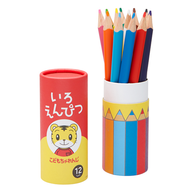 akachan honpo - 巧虎 兒童挑戰系列 色鉛筆12色-日本製
