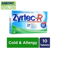 [Bundle of 6] Zyrtec R Rapid Relief Film-Coated Tablet 10mg 10s