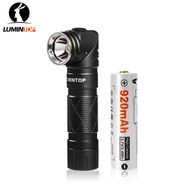 Lumintop L1 rotating flashlight L flashlight 90 degree change 14500 flashlight with magnetic tail 90