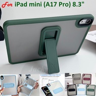For iPad mini (A17 Pro) 8.3" 2024 Acrylic Case Hard Shell Stand Cover For iPad mini 7th Gen 8.3inch 