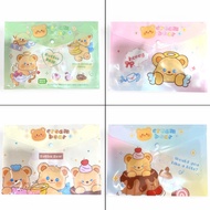Combo of 2 folders for files, documents, A4 button covers with many cute designs